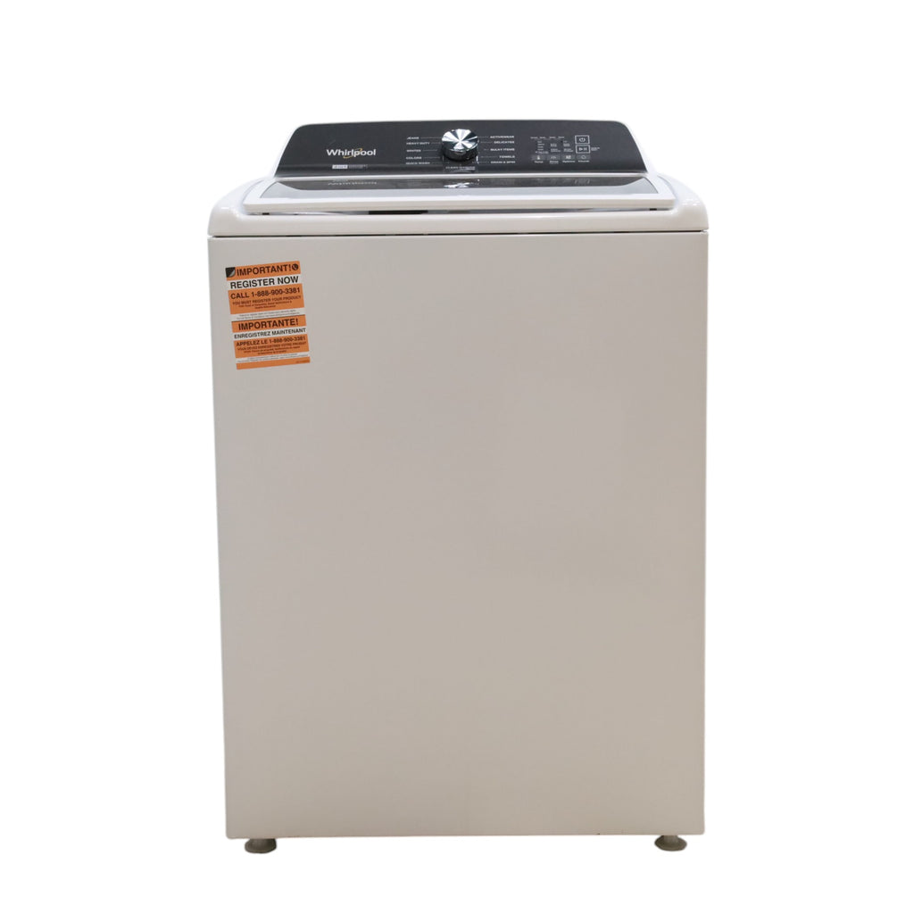 Pictures of White Whirlpool 4.7 - 4.8 cu ft Capacity Top-Load Washer with 2 in 1 Removable Agitator - Open Box - Neu Appliance Outlet - Discount Appliance Outlet in Austin, Tx