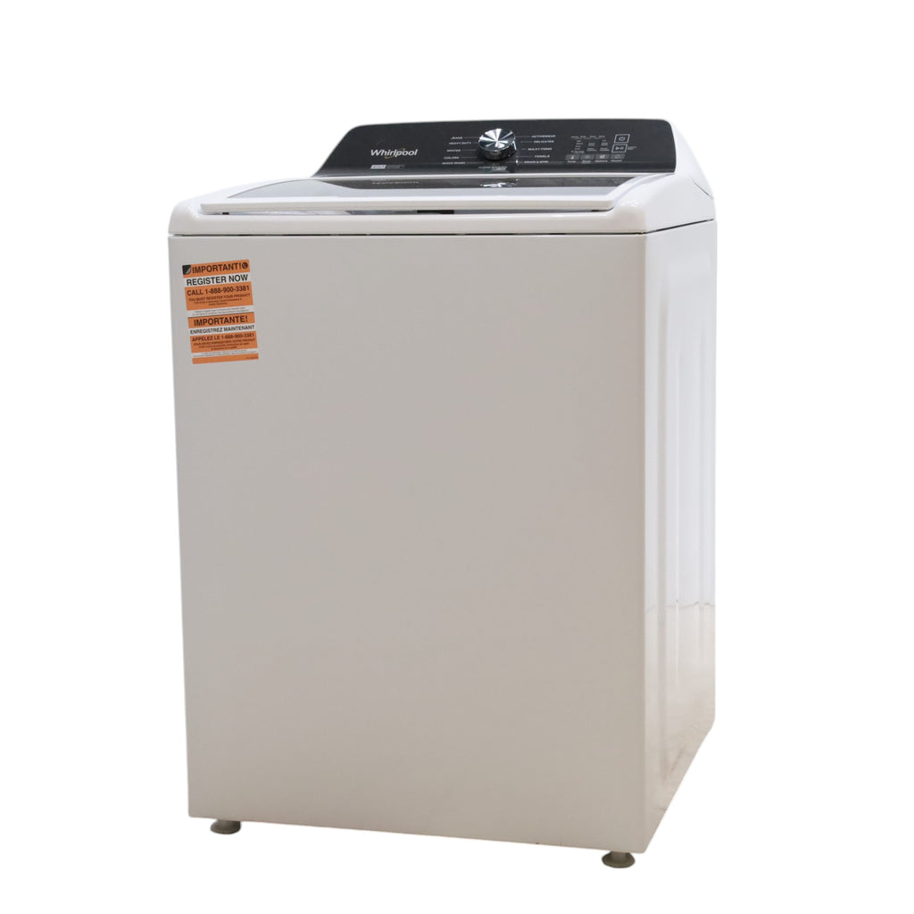 Pictures of White Whirlpool 4.7 - 4.8 cu ft Capacity Top-Load Washer with 2 in 1 Removable Agitator - Open Box - Neu Appliance Outlet - Discount Appliance Outlet in Austin, Tx