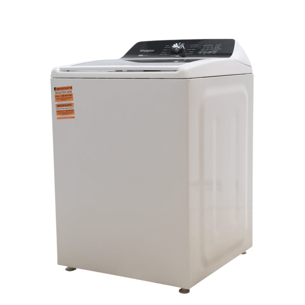 Pictures of White Whirlpool 4.7 - 4.8 cu ft Capacity Top-Load Washer with 2 in 1 Removable Agitator - Open Box - Neu Appliance Outlet - Discount Appliance Outlet in Austin, Tx