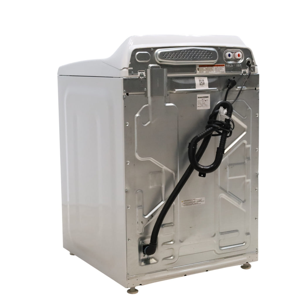 Pictures of White Whirlpool 4.7 - 4.8 cu ft Capacity Top-Load Washer with 2 in 1 Removable Agitator - Open Box - Neu Appliance Outlet - Discount Appliance Outlet in Austin, Tx