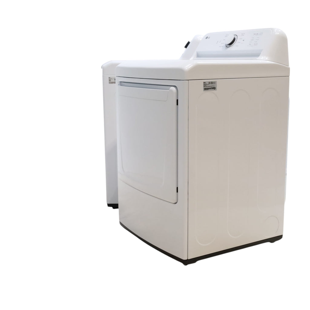 Pictures of ENERGY STAR LG 4.1 cu. ft. Top Load Washing Machine with 4-Way Agitator and ENERGY STAR LG 7.3 cu. ft. Gas Dryer with Smart Diagnosis - Open Box - Neu Appliance Outlet - Discount Appliance Outlet in Austin, Tx