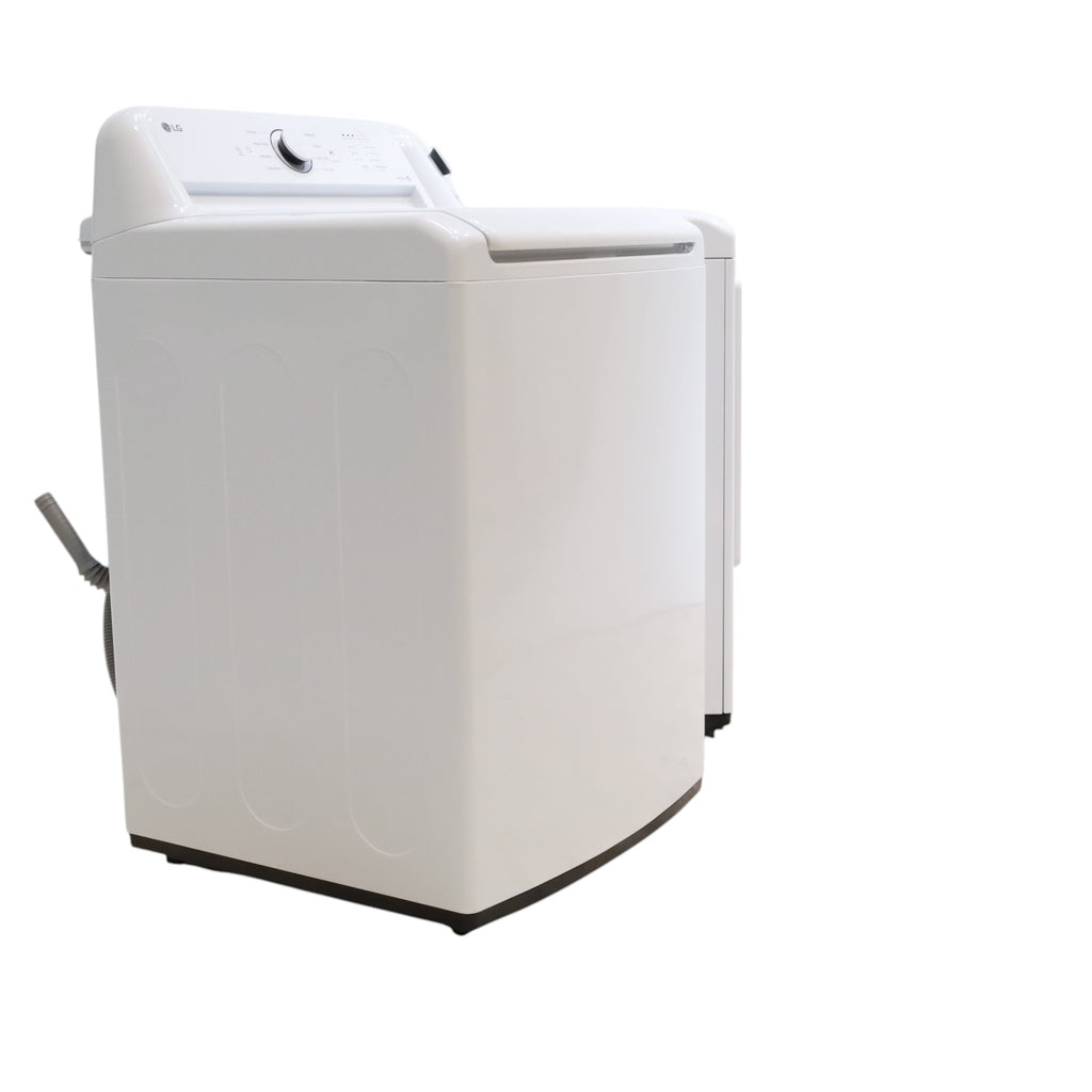 ENERGY STAR LG 4.1 cu. ft. Top Load Washing Machine with 4-Way Agitator and  ENERGY STAR LG 7.3 cu. ft. Gas Dryer with Smart Diagnosis - Open Box