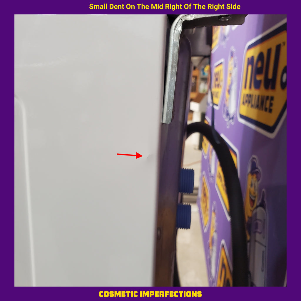 Pictures of Frigidaire Electric Washer/Dryer Laundry Center - 3.9 Cu. Ft Washer and 5.5 Cu. Ft. Dryer FLCE7522AW - Scratch & Dent (Minor) - Neu Appliance Outlet - Discount Appliance Outlet in Austin, Tx