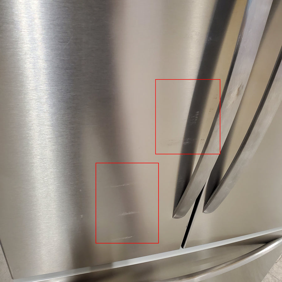 Frigidaire 29 Cu. Ft. Standard-Depth French Door Refrigerator in Stainless Steel 3SD981 - FRFN2813AF - Scratch & Dent (Minor)