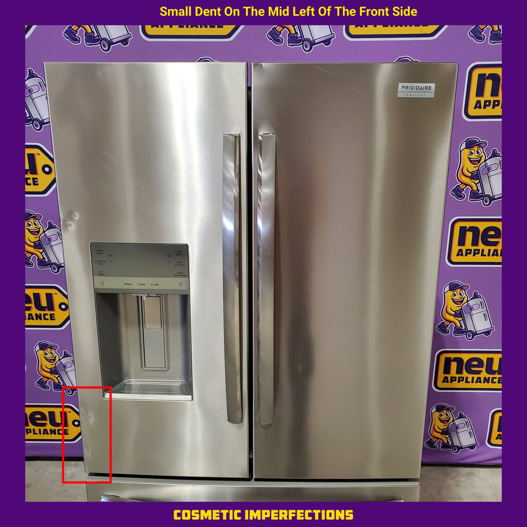 Pictures of Frigidaire 27.8-cu ft French Door Refrigerator with Dual Ice Maker (Fingerprint Resistant Stainless Steel) ENERGY STAR GRFS2853AF - Scratch & Dent (Moderate) - Neu Appliance Outlet - Discount Appliance Outlet in Austin, Tx