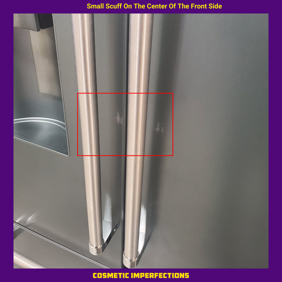 KitchenAid 30 cu. ft. French Door Refrigerator with Exterior Water and Ice in Juniper KRFF436SJP - Scratch & Dent (Minor)