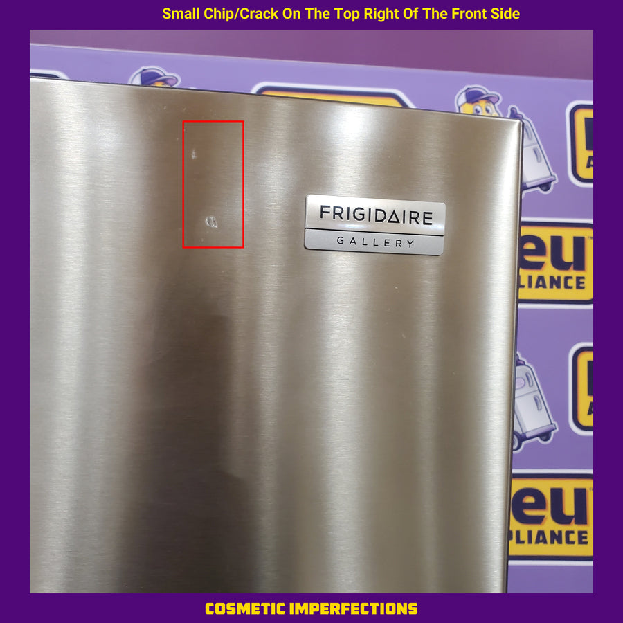 Frigidaire Gallery Standard-Depth 27.2-cu ft 36-in Wide French Door Refrigerator with Ice Maker ENERGY STAR Certified in Fingerprint Resistant Stainless Steel GRMN2872AF - Scratch & Dent (Minor)