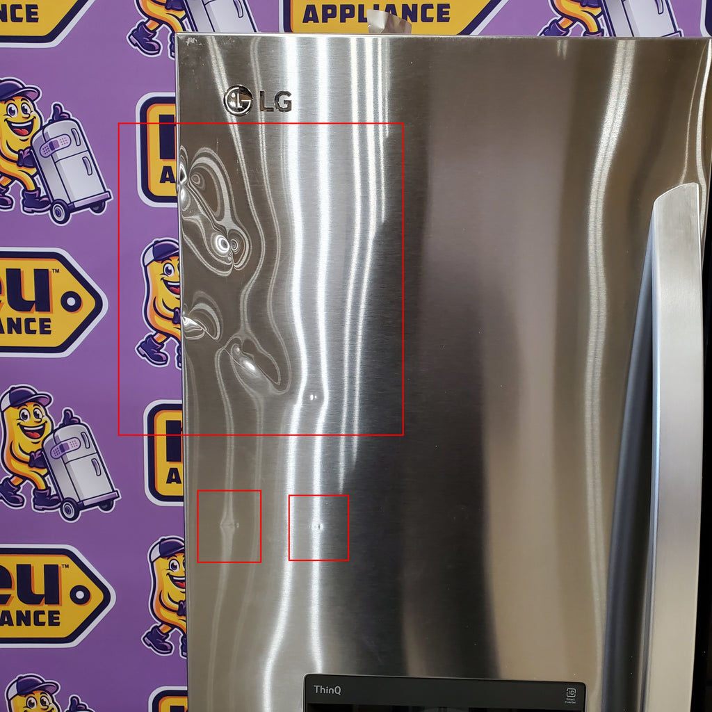 LG 26 cu. ft. Smart InstaView® Counter-Depth MAX™ French Door Refrigerator 17SD118 - LRFOC2606S - Scratch & Dent (Minor)