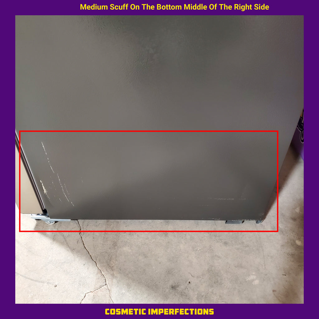 Pictures of Frigidaire 21 Cu. Ft. Counter-Depth Side-by-Side Refrigerator in Fingerprint-Resistant Stainless Steel - 3SD430 - FRSG2115AV - Scratch & Dent (Moderate) - Neu Appliance Outlet - Discount Appliance Outlet in Austin, Tx