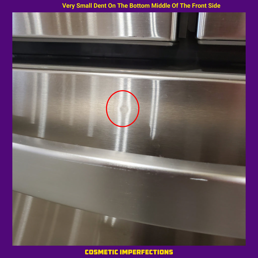 Pictures of LG 22 cu. ft. 30-inch Wide French Door Refrigerator in Stainless Steel LFCS22520S - Scratch & Dent (Moderate) - Neu Appliance Outlet - Discount Appliance Outlet in Austin, Tx