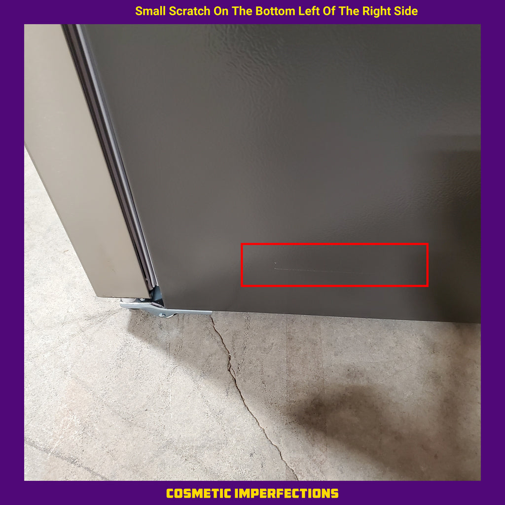 Pictures of Frigidaire 21 Cu. Ft. 36" Counter-Depth Side-by-Side Refrigerator in Fingerprint-Resistant Stainless Steel FRSG2115AV - Scratch & Dent (Minor) - Neu Appliance Outlet - Discount Appliance Outlet in Austin, Tx