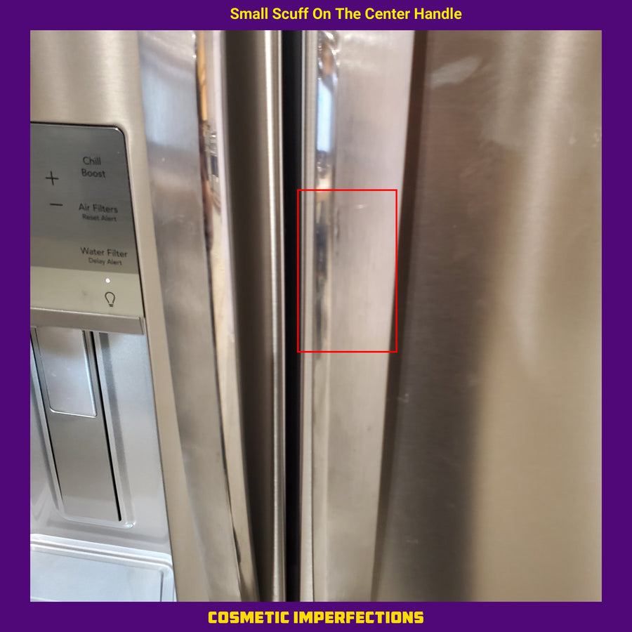 Frigidaire Gallery 22 Cu. Ft. 4-Door Counter-depth French Door Refrigerator with Ice Maker (Fingerprint Resistant Stainless Steel) ENERGY STAR GRMC2273CF - Scratch & Dent (Moderate)