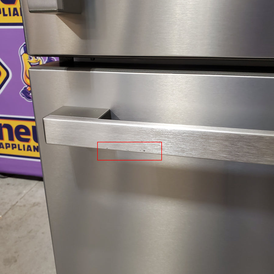 Hisense Counter Depth Bottom Freezer 17.2 Cu. Ft. Refrigerator with LED Lighting and Super Cool and Super Freeze in Fingerprint Stainless Steel 24SD053 - HRB171N6ASE - Scratch and Dent (Minor)