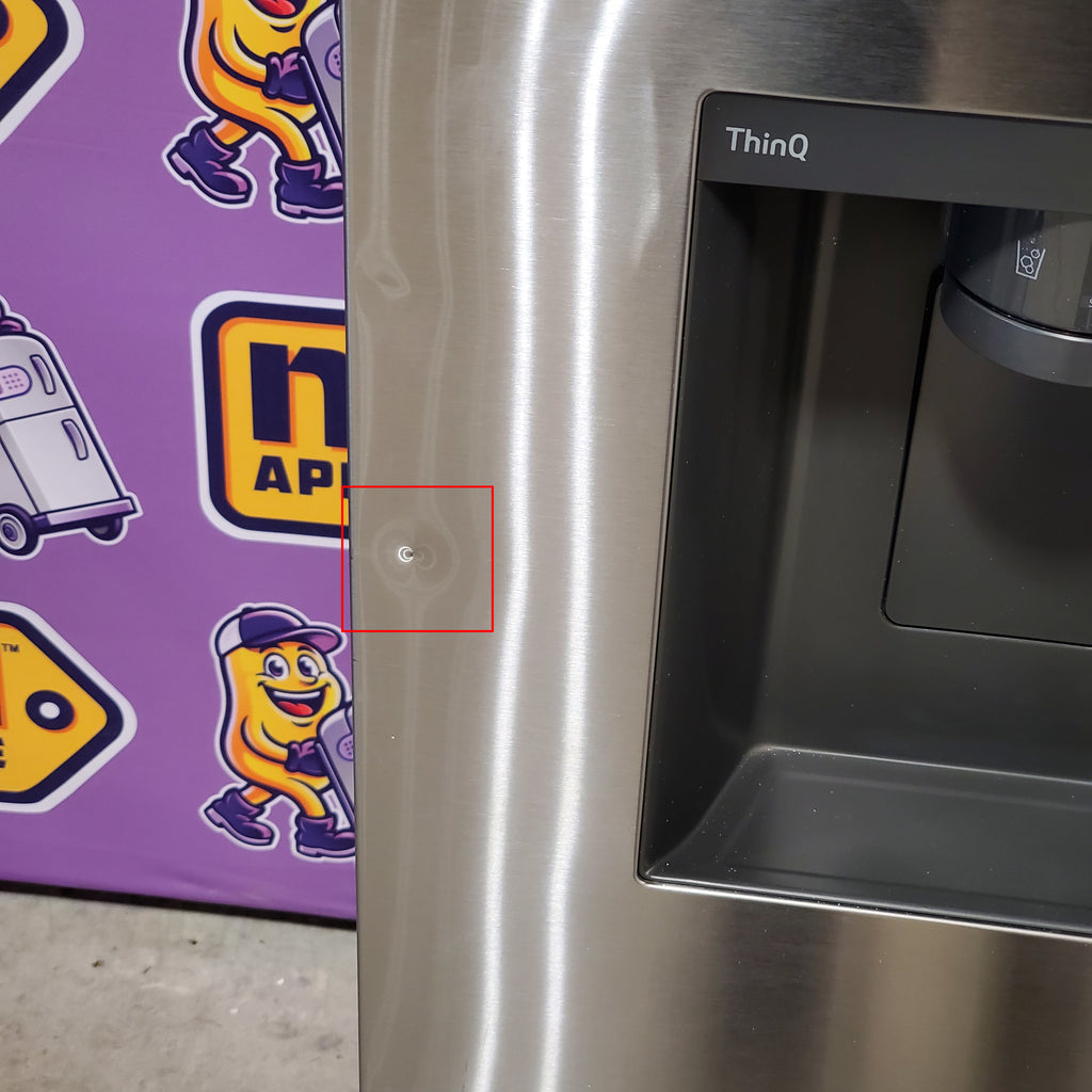 LG 26 cu. ft. Smart InstaView® Counter-Depth MAX™ French Door Refrigerator 17SD118 - LRFOC2606S - Scratch & Dent (Minor)