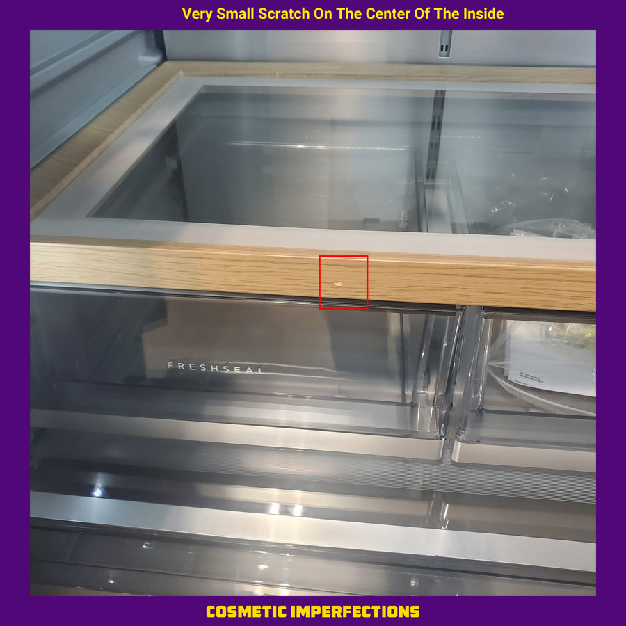 KitchenAid 30 cu. ft. French Door Refrigerator with Exterior Water and Ice in Juniper KRFF436SJP - Scratch & Dent (Minor)