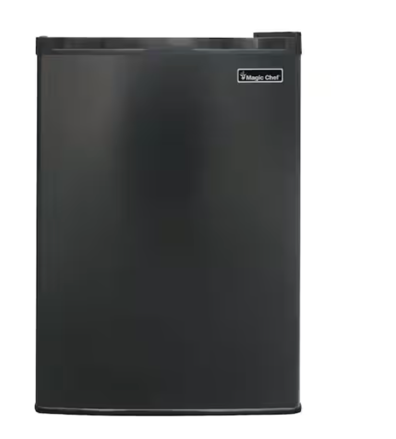 Magic Chef 2.6 cu. ft. Mini Fridge in Black, ENERGY STAR HMBR265BE1 - Scratch & Dent (Minor)