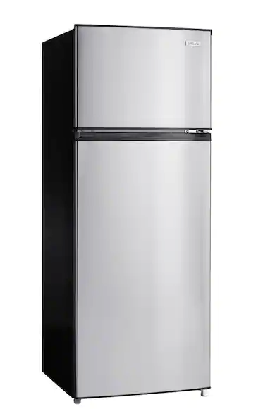 Pictures of Vissani 7.1 cu. ft. Top Freezer Refrigerator in Stainless Steel with Adjustable Shelf MDFF7SS - Scratch & Dent (Minor) - Neu Appliance Outlet - Discount Appliance Outlet in Austin, Tx
