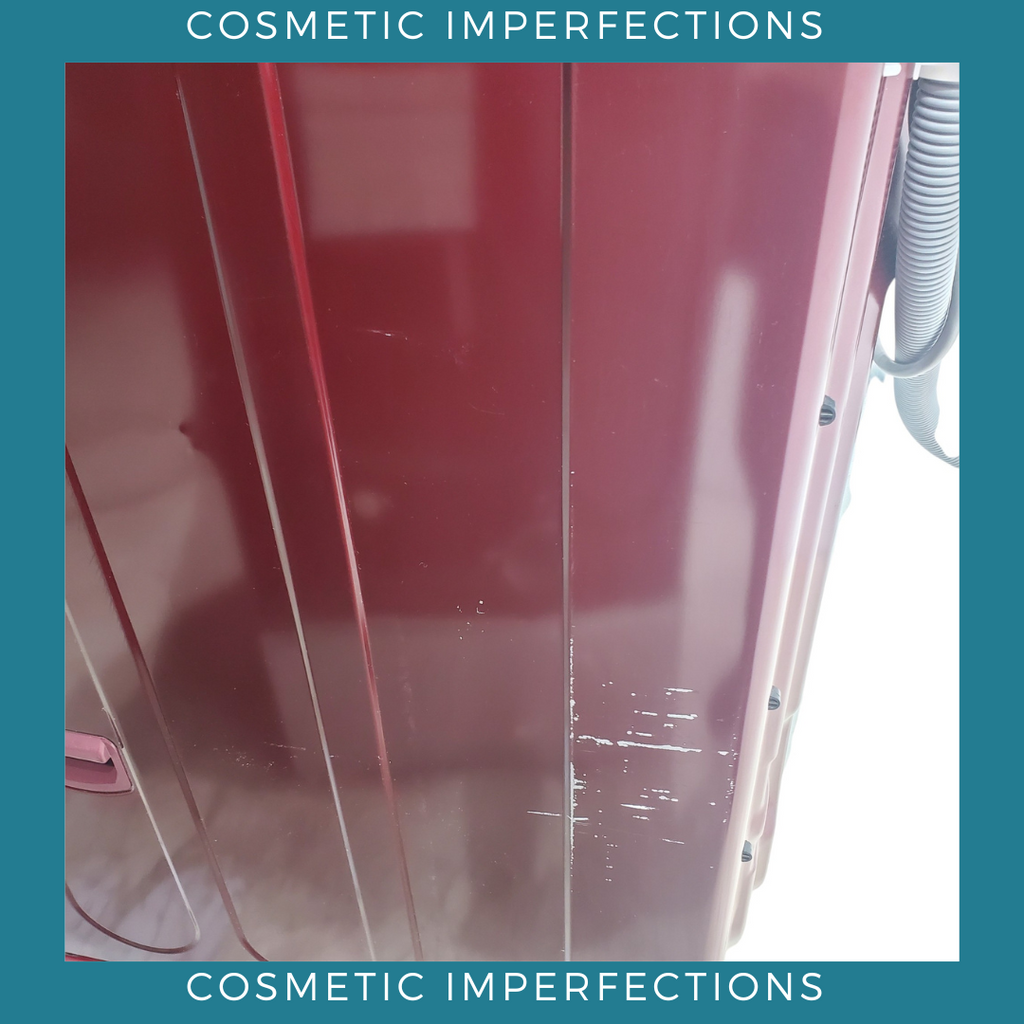 Pictures of Merlot Samsung Frontload ENERGY STAR 4.2 cu ft Washer on Pedestals with Steam Wash and Merlot Samsung Frontload Electric Dryer on Pedestals - Certified Refurbished - Neu Appliance Outlet - Discount Appliance Outlet in Austin, Tx