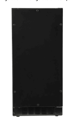 Azure 15 Inch Compact Refrigerator with 3 cu. ft. Capacity, Field Reversible Door, Auto Defrost, and Blue LED Lighting A115R-O - Open Box