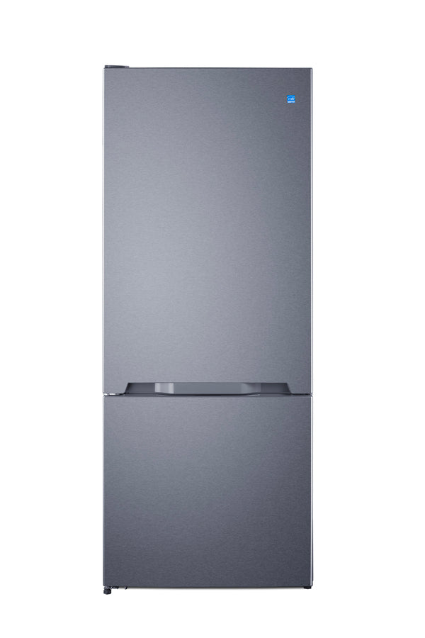 Summit 28" Wide Bottom Mount Refrigerator-Freezer with Icemaker FFBF154SSIMLHD - Scratch & Dent (Minor)