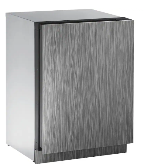 U-Line Wine Captain 43 Bottle Dual Zone Built-in Wine Refrigerator with Overlay Panel Integrated Solid Door U2224ZWCINT60B - Scratch & Dent (Moderate)