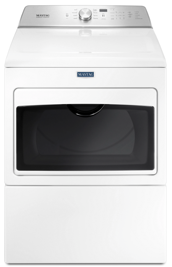 Pictures of Maytag Large Capacity Electric Dryer with Rapid Dry Cycle and IntelliDry® Sensor – 7.4 cu. ft. MEDB765FW - Scratch & Dent (Minor) - Neu Appliance Outlet - Discount Appliance Outlet in Austin, Tx