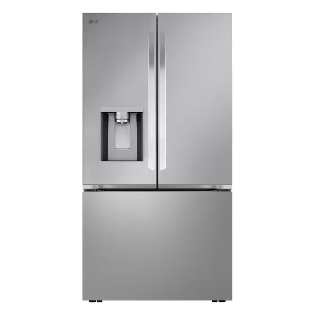 LG 31 cu. ft. Standard Depth MAX 3 Door French Door with Ice & Water Dispenser and Dual Ice Maker LL31H6530S - Scratch & Dent (Major)