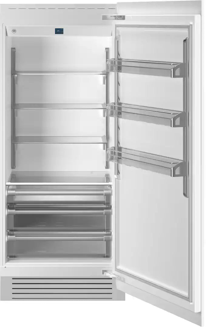 Bertazzoni 21.5 cu ft Built-in Refrigerator Column with Interior TFT touch & Scroll Interface, Custom Panel Ready REF36RCPRR/23 - Open Box