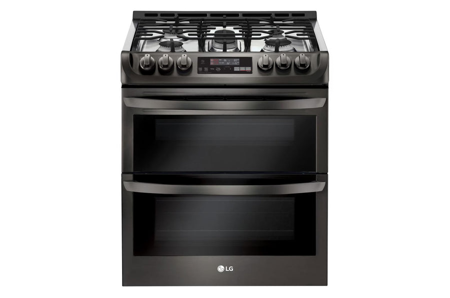 LG 6.9 cu. ft. Smart wi-fi Enabled Gas Double Oven Slide-In Range with ProBake Convection® and EasyClean® LTG4715BD - Scratch & Dent (Minor)