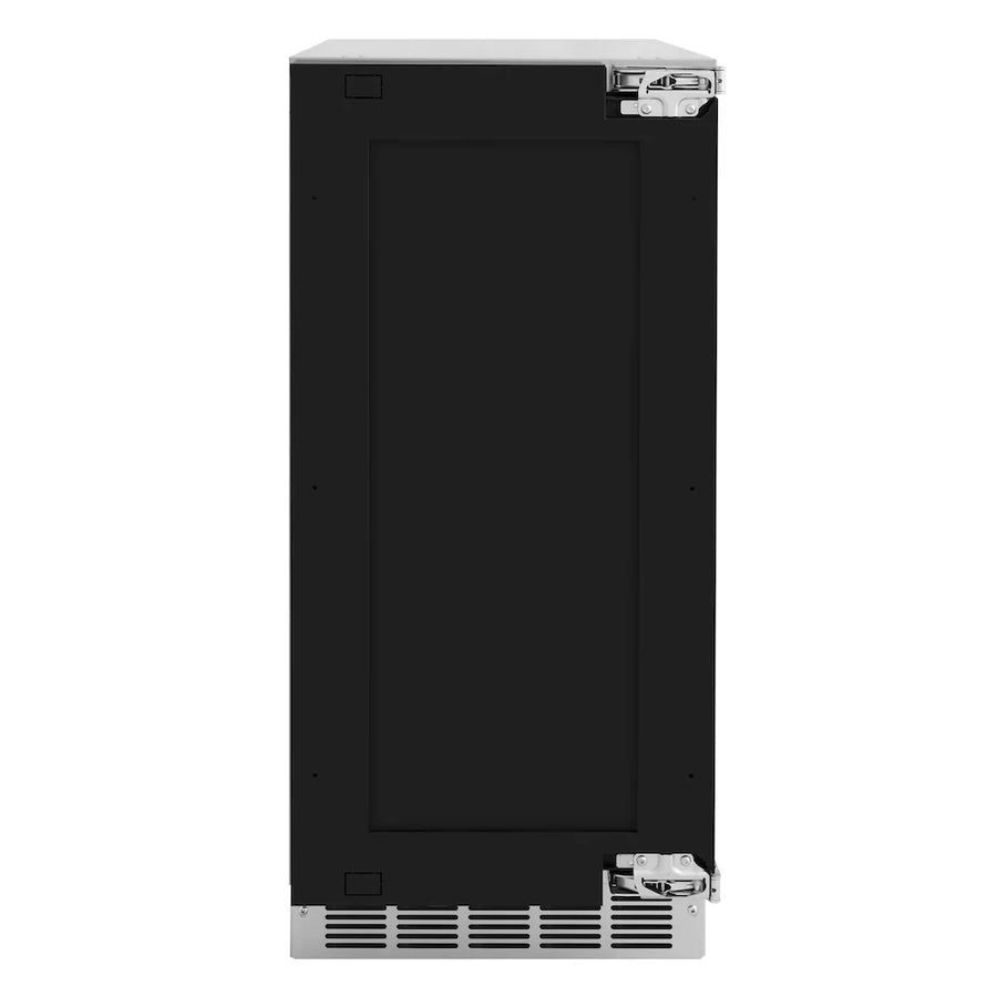 ZLINE 15 in. Touchstone Clear Cube Ice Maker with Drain Pump and Panel Ready Door ICCDP-15 - Scratch & Dent (Minor)