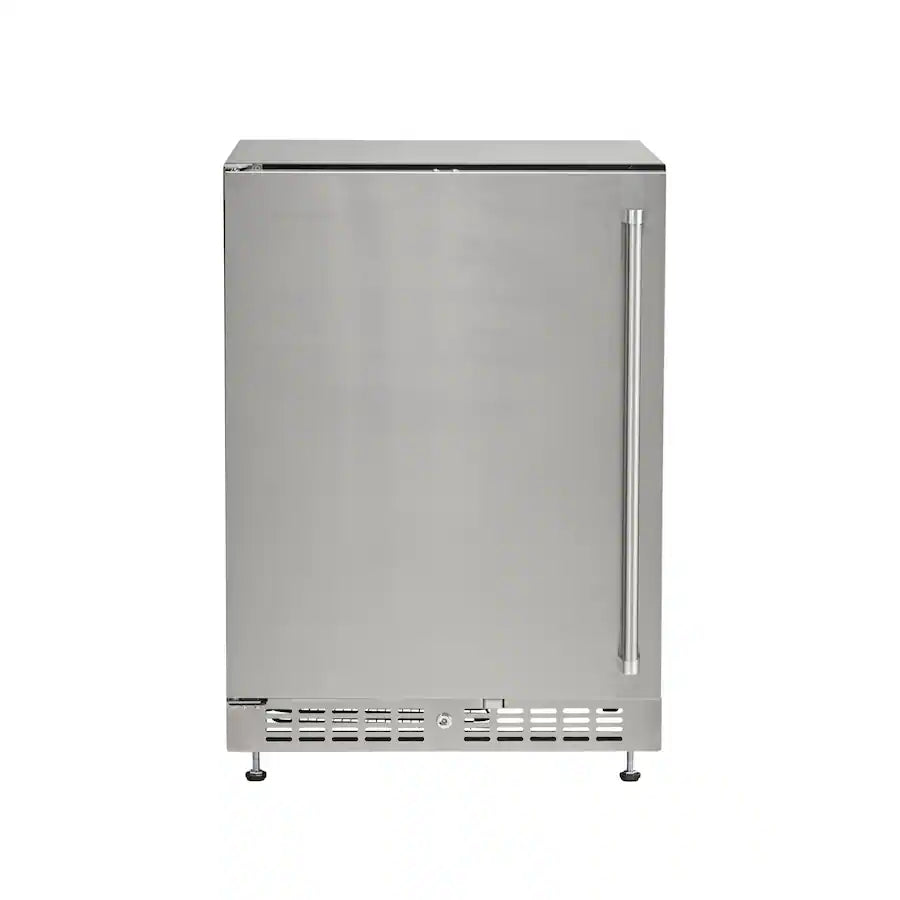 Coyote 24 Inch 5.1 Cu. Ft. Outdoor Rated Built-In Refrigerator C124R-S - Scratch & Dent (Moderate)