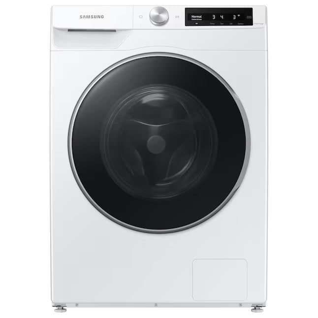 Samsung 24 in. 2.5 cu. ft. Compact Front Load Washer in White with AI Smart Dial and Super Speed Wash 251313SD1072 - WW25B6900AW - Scratch & Dent (Major)