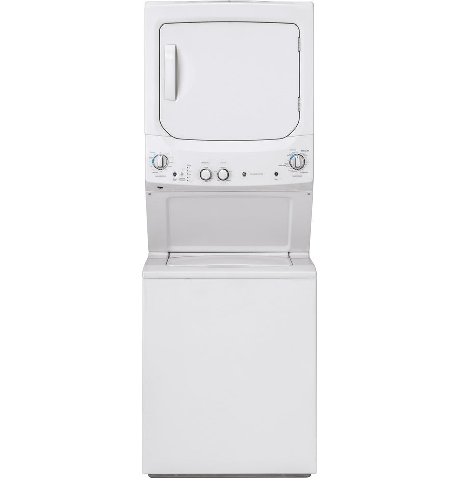 GE 3.8 cu. ft. Washer 5.9 cu. ft. Long Vent Electric Dryer Combo in White GUV27ESSMWW - Certified Refurbished