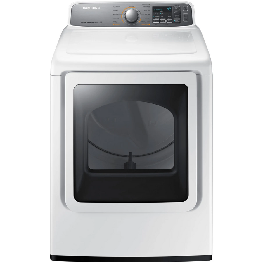 Samsung 7.4 cu. ft. Electric Dryer with Steam DV48H7400EW - Certified Refurbished