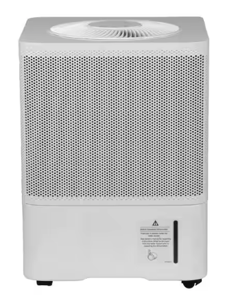 GE 50 pt. for Wet Rooms up to 5000 sq. ft. Residential Dehumidifier with Built-in. Pump in White, Wi-Fi, ENERGY STAR ADSE50XWT - Open Box