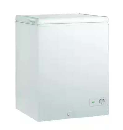 Vissani 4.9 cu. ft. Manual Defrost Chest Freezer with LED Light Type in White Garage Ready 251312SD983 - DCM5QWWW - Open Box