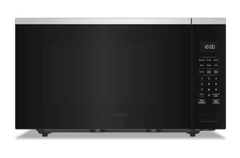 Whirlpool 24.75 in. 2.2 cu. ft. Sensor Cooking Microwave in Fingerprint Resistant Stainless Steel WMCS7024RZ - Scratch & Dent (Minor)