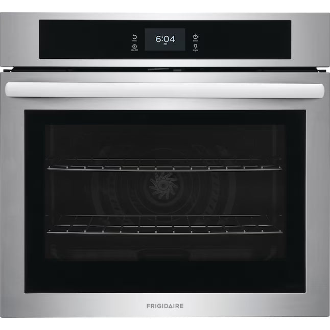 Frigidaire Stainless Steel Electric 30 Inch Single Wall Oven with Fan Convection FCWS3027AS - Open Box