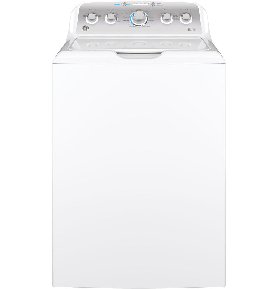 GE 4.6 cu. ft. High-Efficiency White Top Load Washer with Infusor, ENERGY STAR GTW500ASNWS - Certified Refurbished