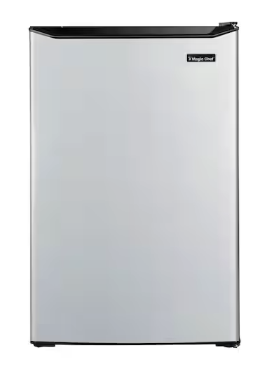 Magic Chef 4.5 cu. ft. Mini Fridge with True Freezer in Stainless Look 25SA132 - HMTR450SE - Scratch & Dent (Minor)