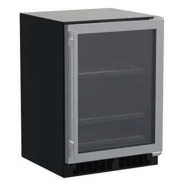 Marvel 24 Inch Built-In Beverage Center with 162 Can and 18 Wine Bottle Capacity, Dynamic Cooling Technology, and Thermal-Efficient Cabinet MLBV224SG01A - Scratch & Dent (Minor)