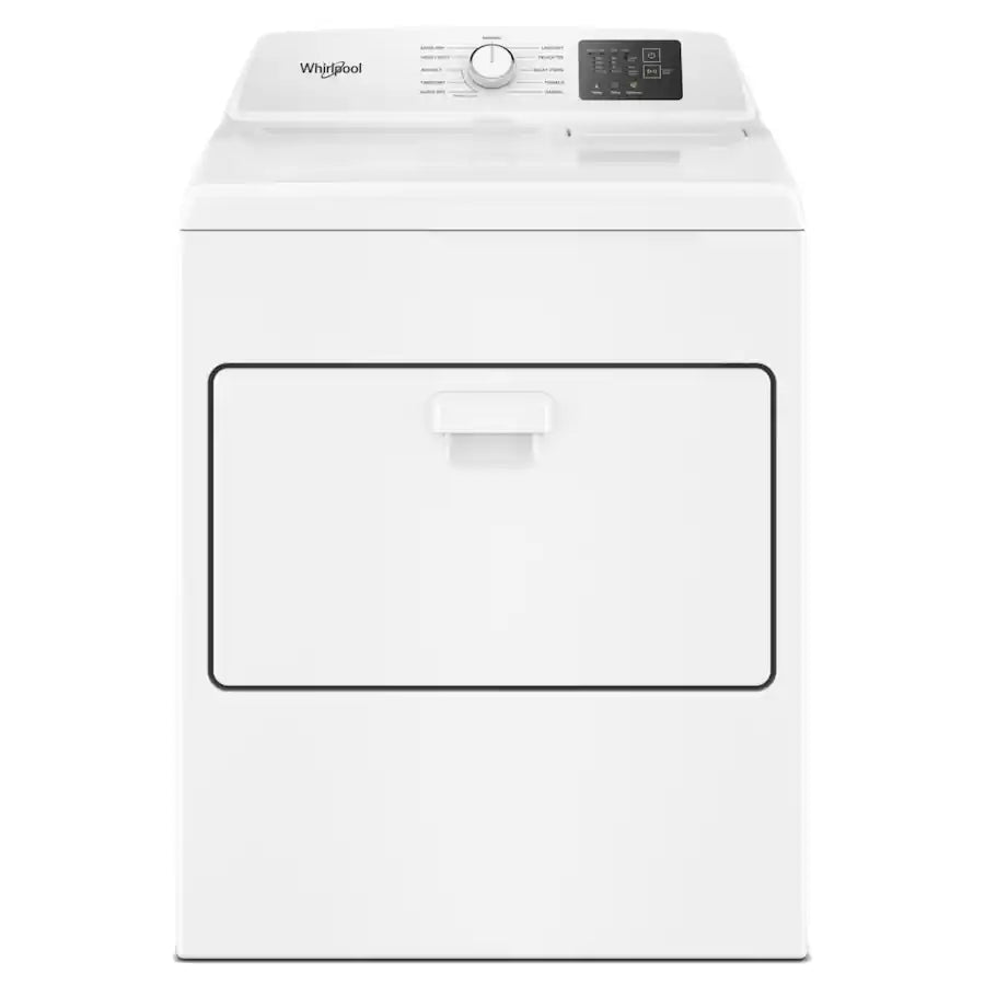 Whirlpool 7.0 cu. ft. Vented Front Load Electric Dryer in White with Adaptive Dry WED4107SW - Scratch & Dent (Minor)