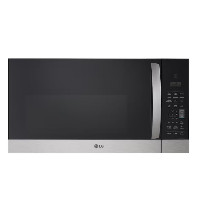 LG 1.7-cu ft Over-the-Range Microwave with Sensor Cooking in PrintProof Stainless Steel MVEM1721F - New in Box