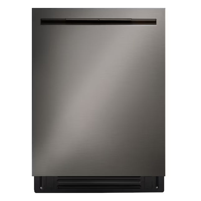 LG Black Stainless Steel Smart FlushFit™ Top Control Dishwasher with 1-Hour Wash & Dry, QuadWash® Pro, and Dynamic Heat Dry™ w/AutoVent Dry™ 25133SD447 - LDNPM545D - Open Box