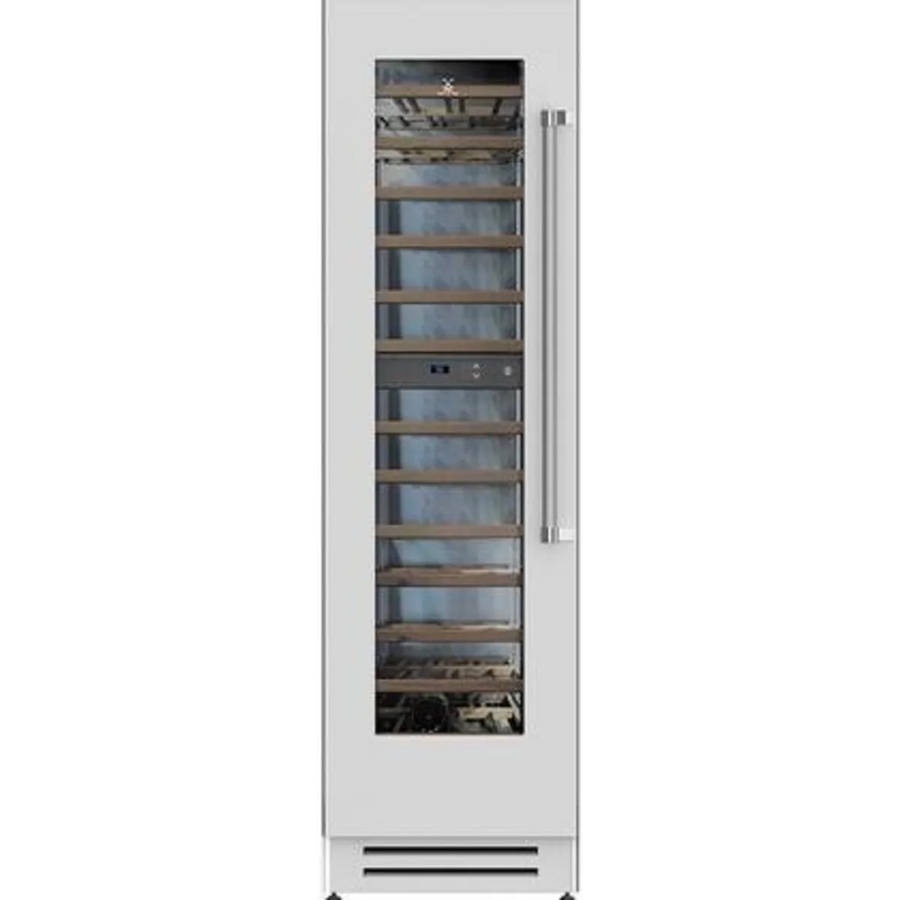 Hestan 24 Inch Built In Dual Zone Wine Column with 72 Bottles Capacity, Triple - Paned Glass Door, Multi LED Light, Electronic Cooling Zone, EvenFlow Air Circulating Technology™, The FreshSelect™ KWCL24 - Scratch & Dent (Minor)