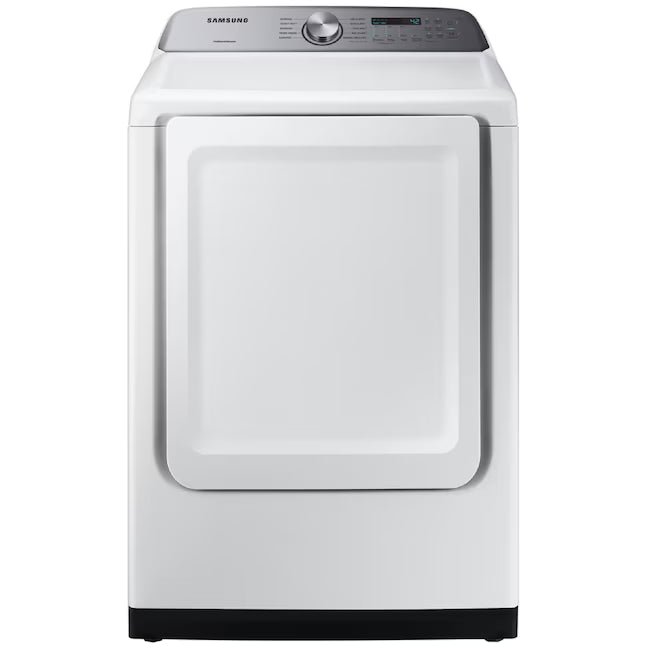Samsung White Extra Large 7.4 Cu. Ft. Capacity with Sensor Dry 3511230 - DVE50R5200W - Certified Refurbished