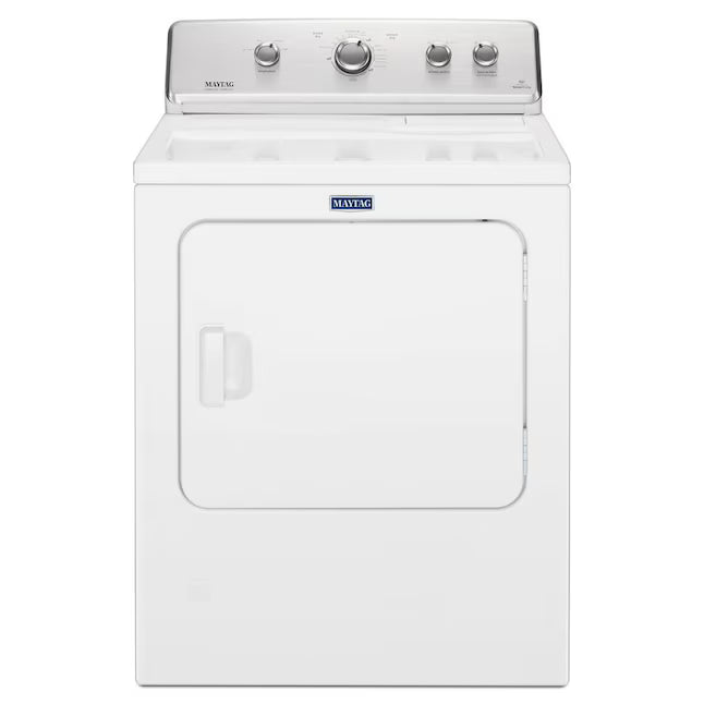 Maytag Large Capacity Top Load Dryer with Wrinkle Control – 7.0 cu. ft. 05CR61 - MEDC465HW - Certified Refurbished