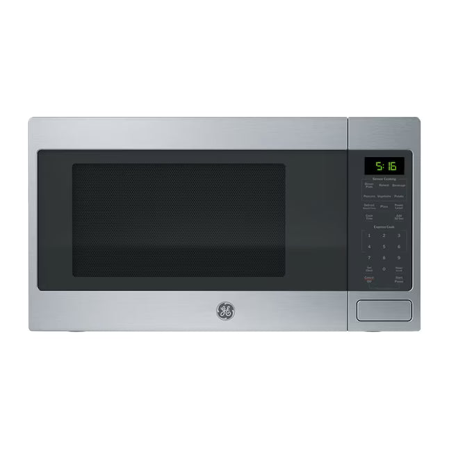 GE® 1.6 Cu. Ft. Countertop Microwave Oven in Stainless Steel GCST16S1WSS - Open Box