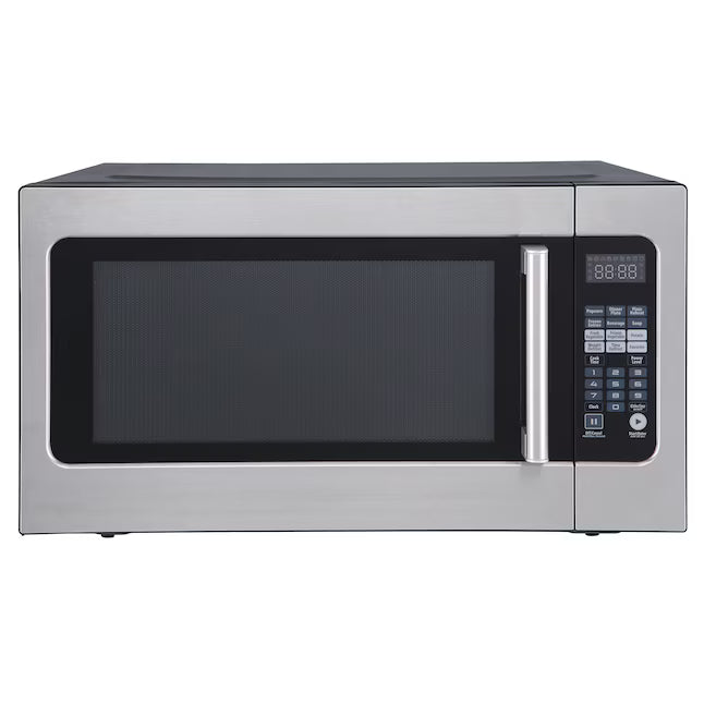 Magic Chef 2.2-cu ft 1200-Watt Countertop Microwave in Stainless Steel MC2211MS - Open Box