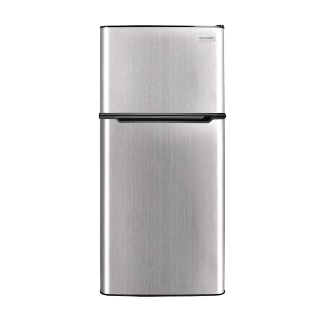 Frigidaire 4.5-cu ft Mini Fridge in Stainless Steel S168 - EFR463 - Open Box